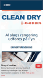 Mobile Screenshot of cleandry.dk